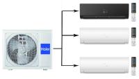 Китай Мульти сплит-система на 3 комнаты Haier Flexis Super Match 3U70S2SR5FA/AS25S2SF2FA-B/AS25S2SF2FA-W*2шт