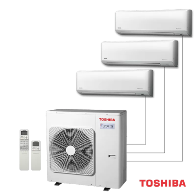Таиланд Внешний блок мульти сплит-системы на 3 комнаты Toshiba RAS-3M26G3AVG-E